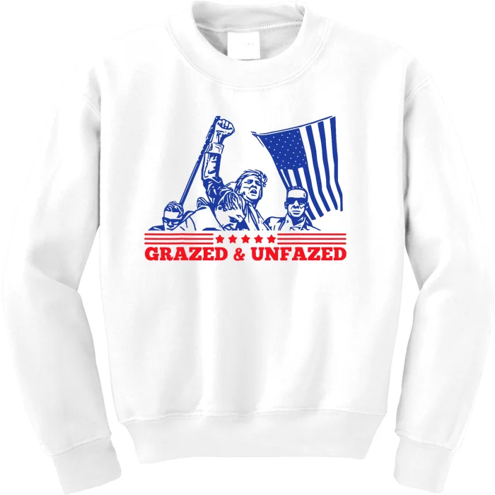 Grazed Unfazed 2024 Rally Kids Sweatshirt