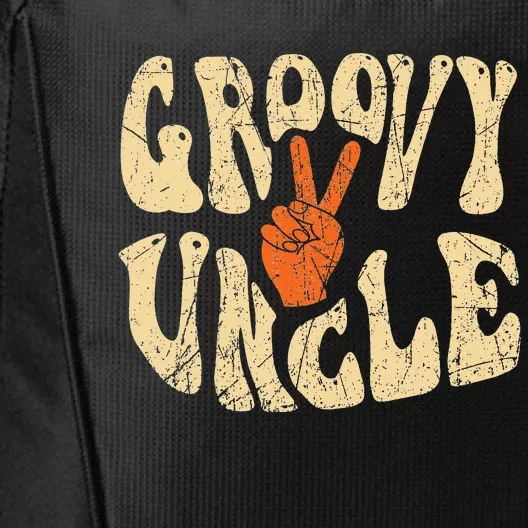 Groovy Uncle 70s Aesthetic Nostalgia 1970's Retro Uncle City Backpack