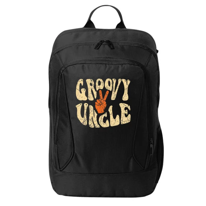 Groovy Uncle 70s Aesthetic Nostalgia 1970's Retro Uncle City Backpack