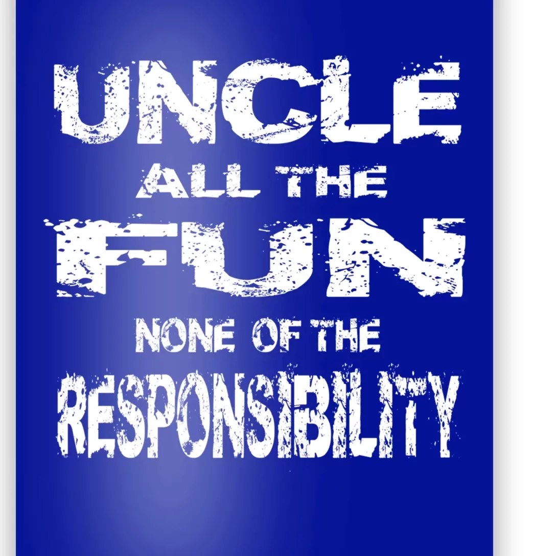 Great Uncle All The Fun Grand Uncle Favorite Sayings Pun Gift Poster