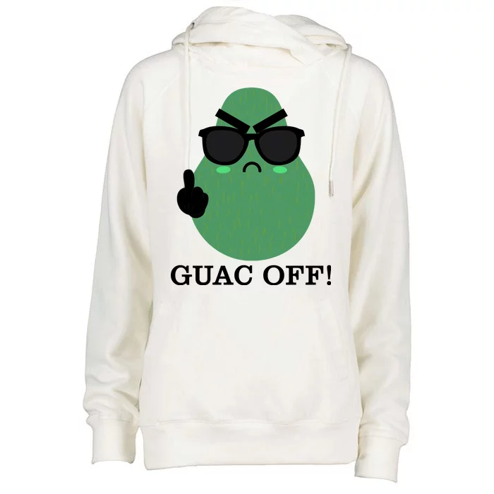 Guac Off Womens Funnel Neck Pullover Hood