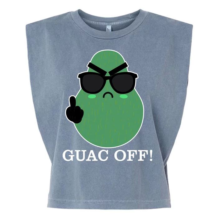 Guac Off Garment-Dyed Women's Muscle Tee