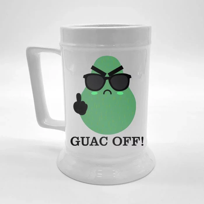 Guac Off Front & Back Beer Stein