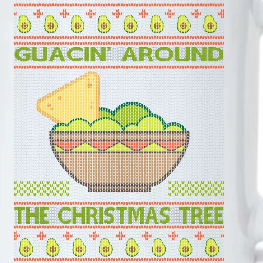 Guacin' Around The Christmas Tree Black Color Changing Mug