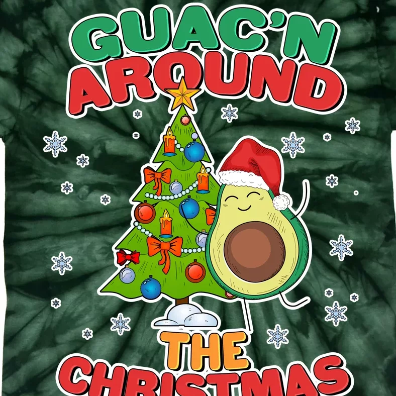 Guac'n Around The Christmas Tree Tie-Dye T-Shirt