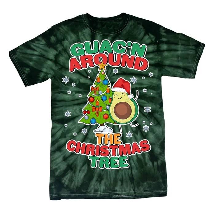 Guac'n Around The Christmas Tree Tie-Dye T-Shirt