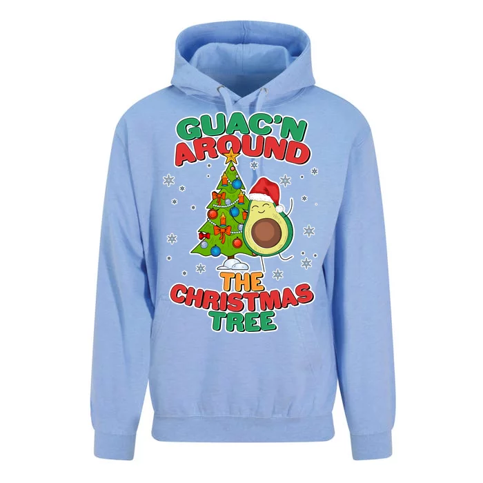 Guac'n Around The Christmas Tree Unisex Surf Hoodie