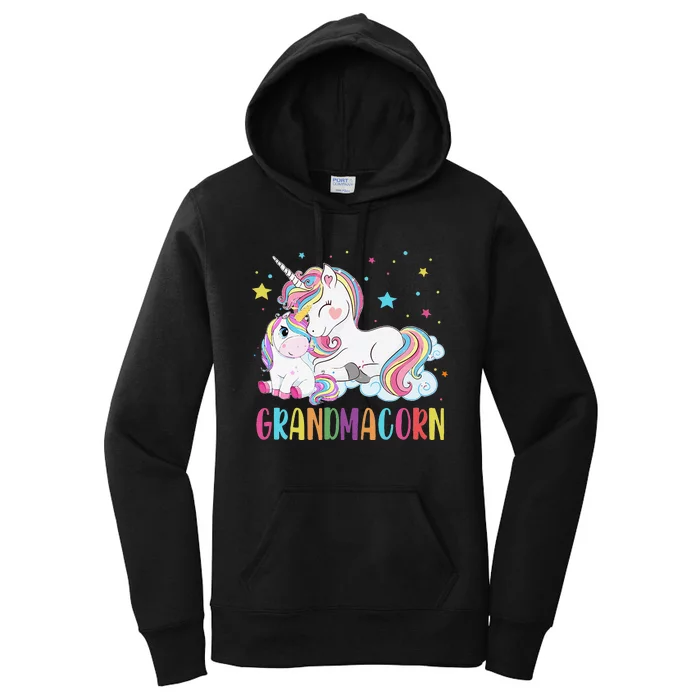 Grandmacorn Unicorn Costume Grandma Mom Mother's Day Women's Pullover Hoodie