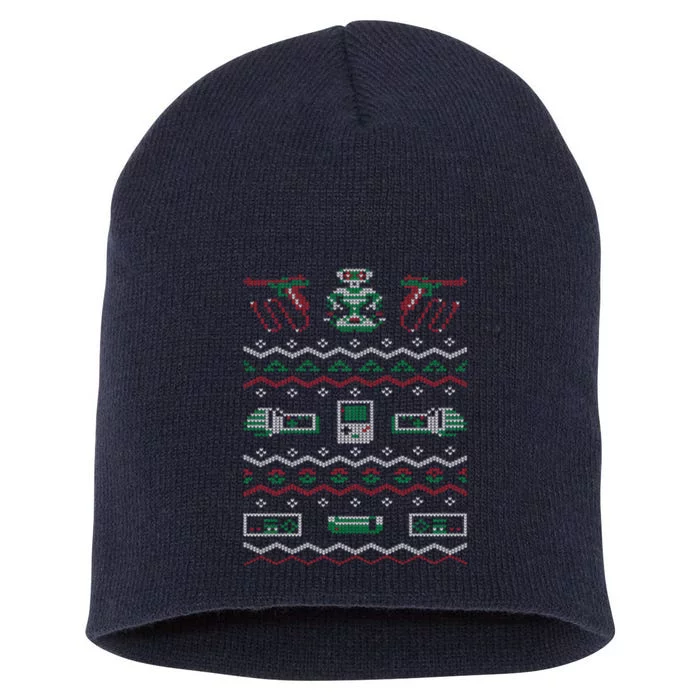 Game Ugly Christmas Short Acrylic Beanie