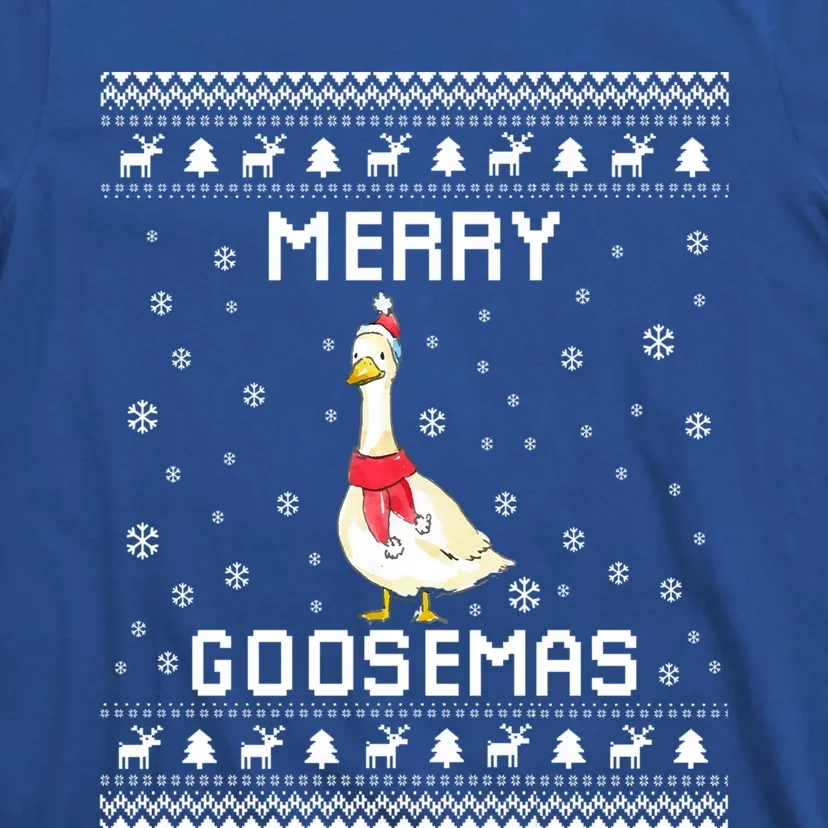 Geese Ugly Christmas Sweater Geese Lover Holiday Present Cool Gift T-Shirt