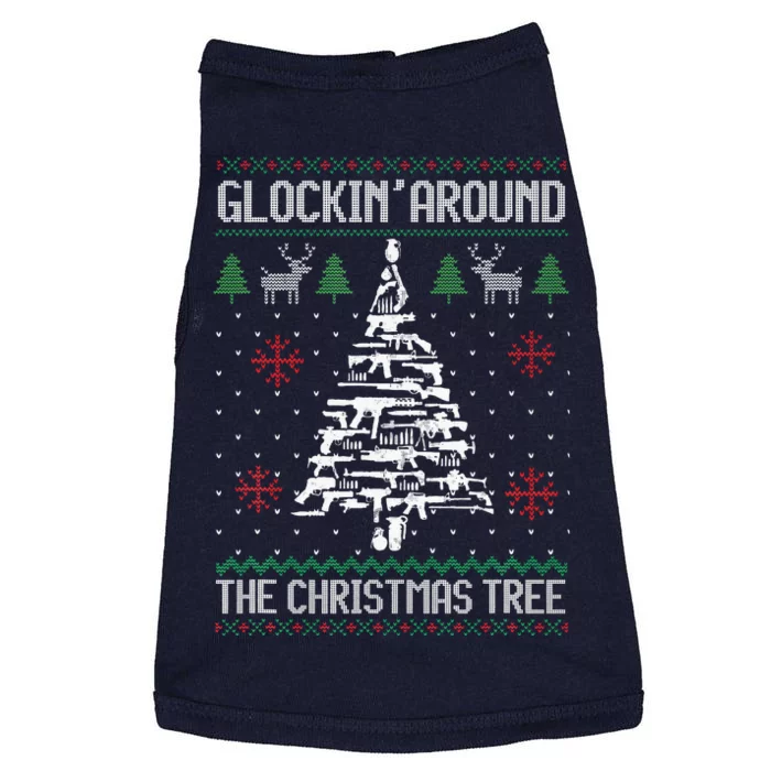 Guns Ugly Christmas Sweaters For Gun Lovers Doggie Tank