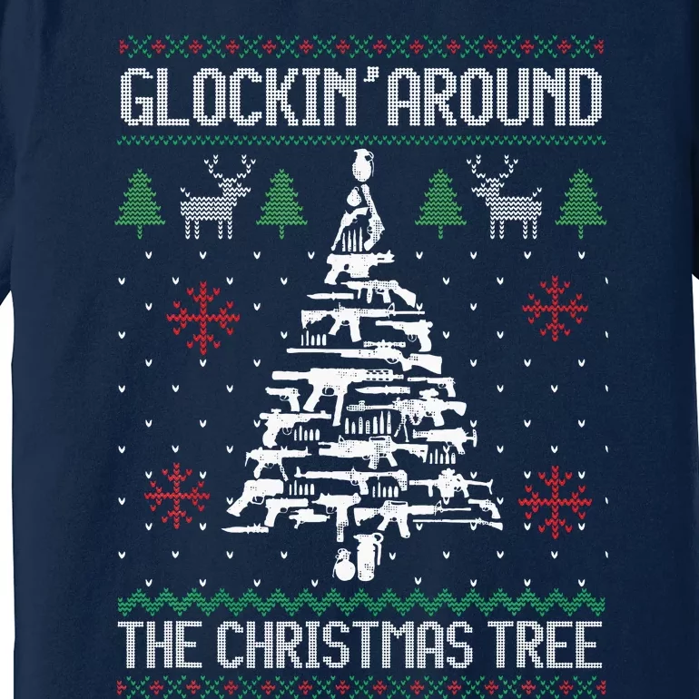 Guns Ugly Christmas Sweaters For Gun Lovers Premium T-Shirt