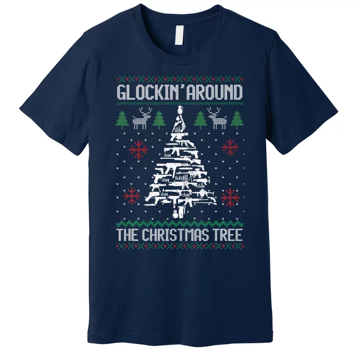 Guns Ugly Christmas Sweaters For Gun Lovers Premium T-Shirt