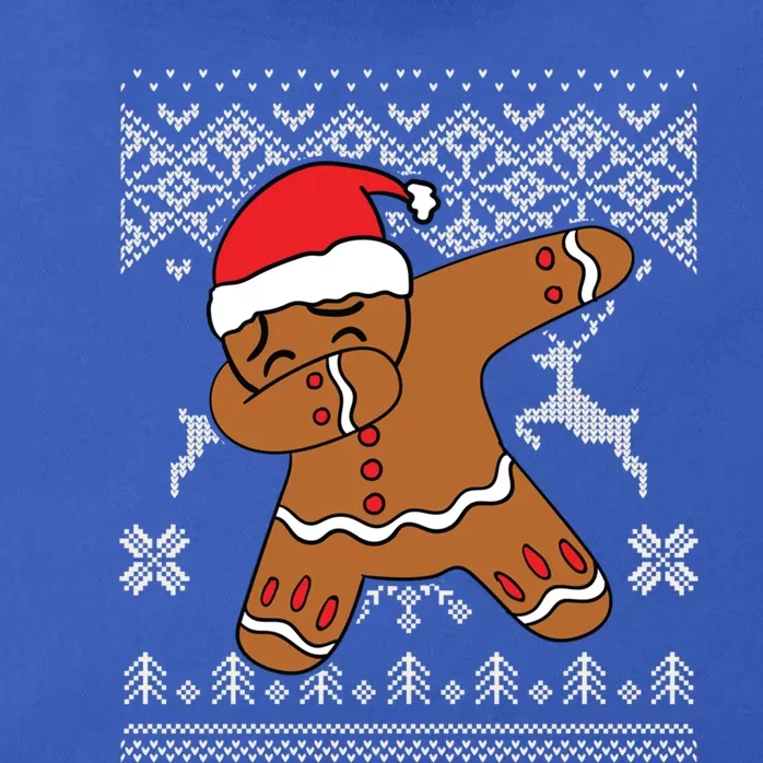 Gingerbread Ugly Christmas Sweater Gingerdab Dab Dance Gift Zip Tote Bag