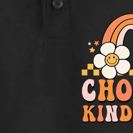 Groovy Unity Day Choose Kindness Anti Bullying Dry Zone Grid Performance Polo