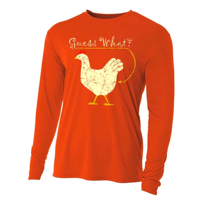 Guess What? Chicken Butt Cooling Performance Long Sleeve Crew