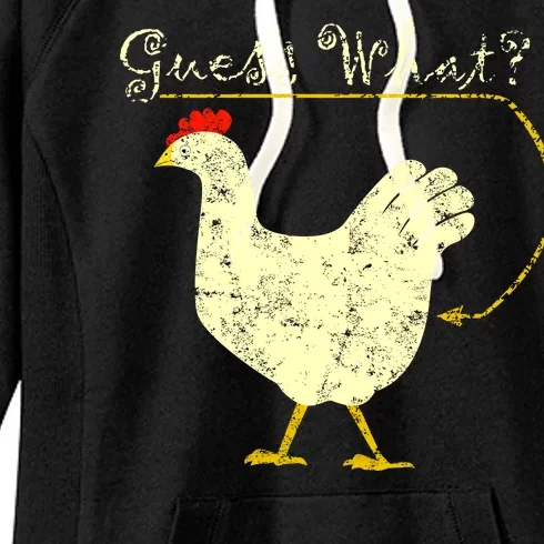 Guess What? Chicken Butt Women's Fleece Hoodie