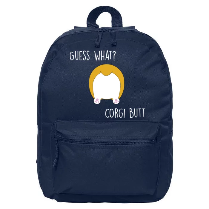 Guess What Corgi Butt 16 in Basic Backpack