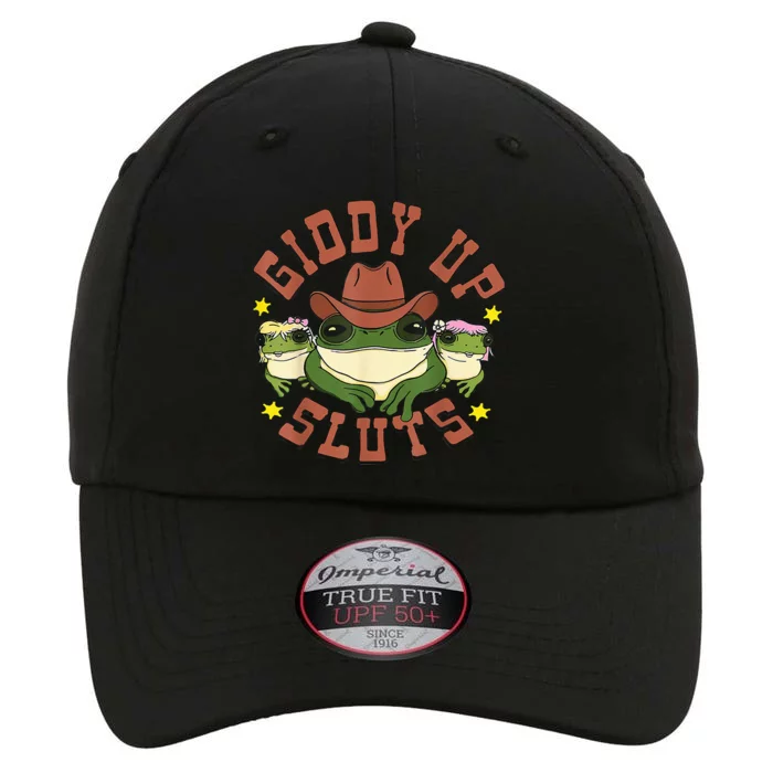 Giddy Up Funny Frogs Funny Western Country The Original Performance Cap