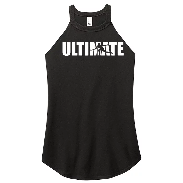 Great Ultimate Frisbee Gift Design Women’s Perfect Tri Rocker Tank