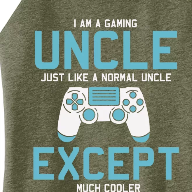 Gamer Uncle Funny Gaming Funny Gift For Uncles Video Gamer Gift Women’s Perfect Tri Rocker Tank