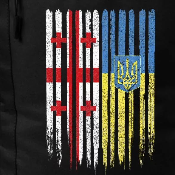 Georgia Ukraine Georgian Ukrainian Flag Daily Commute Backpack