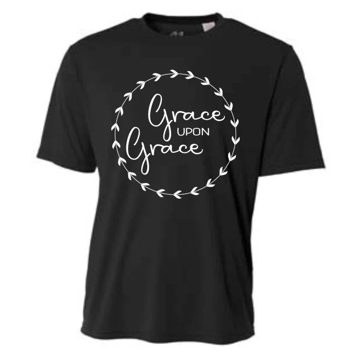 Grace Upon Grace International 'S Day Christian Gift Cooling Performance Crew T-Shirt