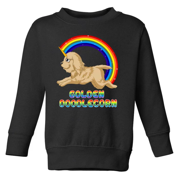 Goldendoodle Unicorn Toddler Sweatshirt