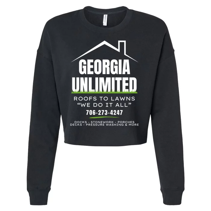 Georgia Unlimited Cropped Pullover Crew