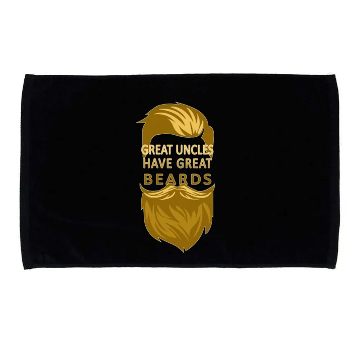 Great Uncles Have Great Beards Microfiber Hand Towel