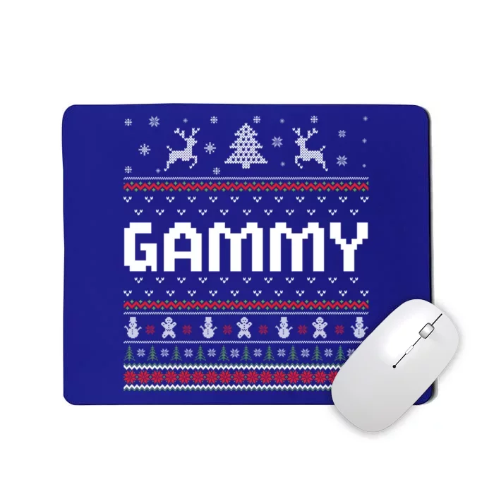 Gammy Ugly Holiday Party Matching Ugly Christmas Sweater Gift Mousepad