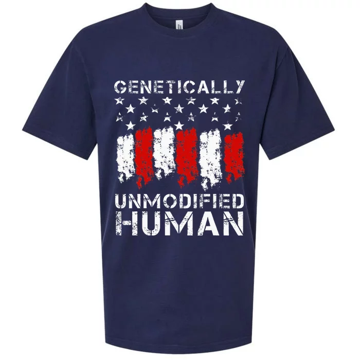 Genetically Unmodified Human Pure Blood Movement Freedom Sueded Cloud Jersey T-Shirt