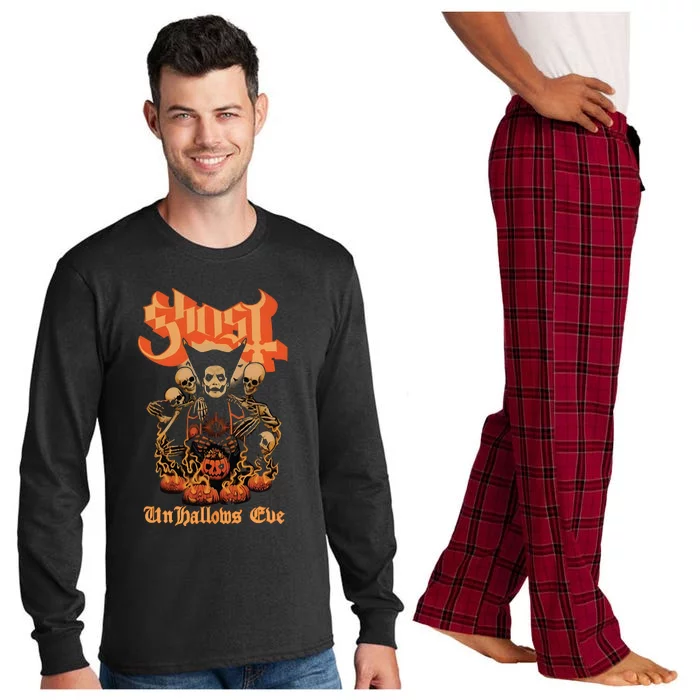 Ghost Un Hallows Eve Long Sleeve Pajama Set