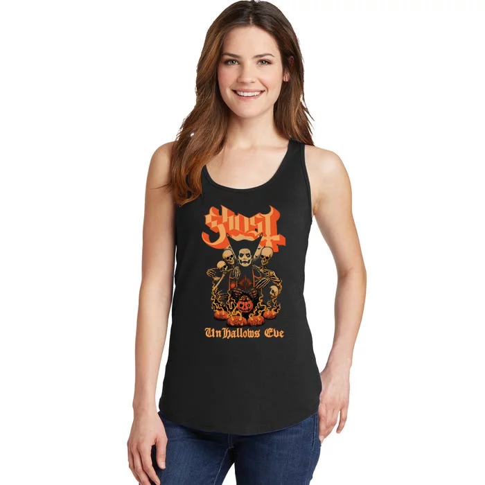 Ghost Un Hallows Eve Ladies Essential Tank