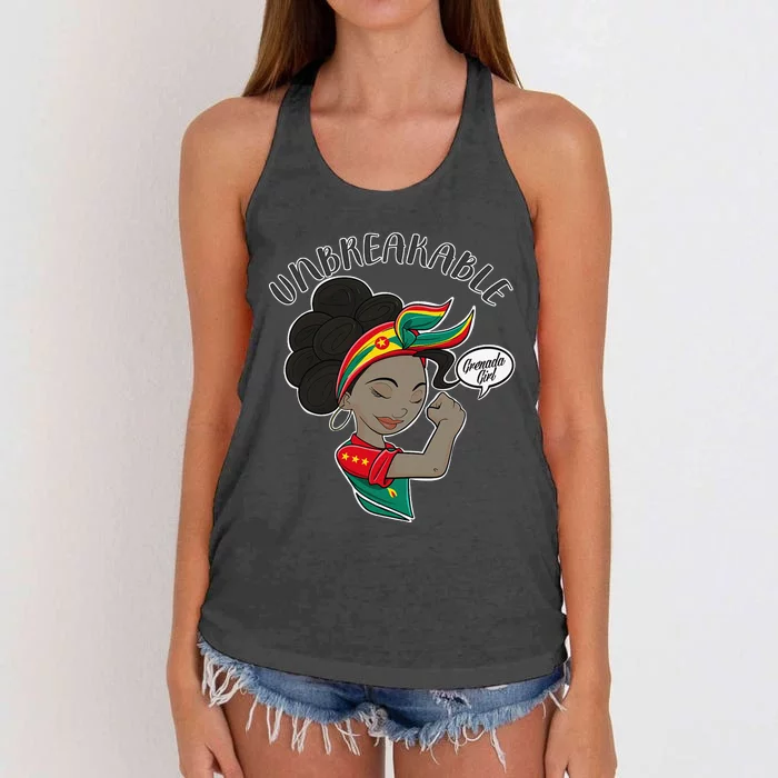 Grenada Unbreakable I Grenada Heritage I Grenada Women's Knotted Racerback Tank