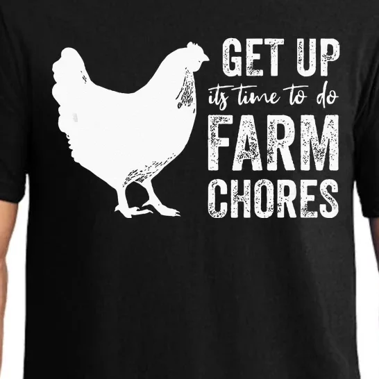 Get Up Its Time To Do Farm Chores Pajama Set