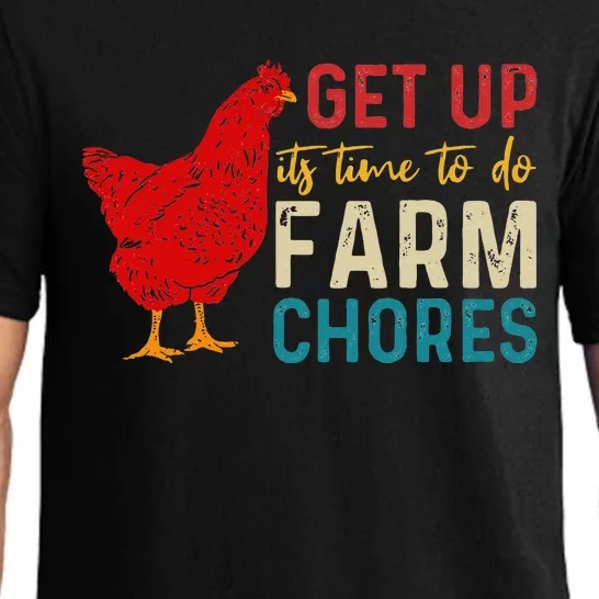 Get Up Its Time To Do Farm Chores Pajama Set