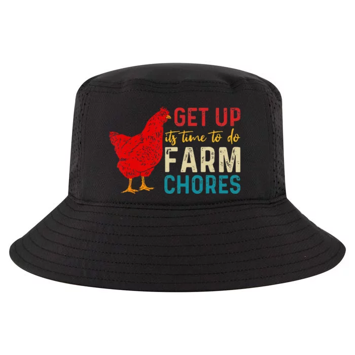 Get Up Its Time To Do Farm Chores Cool Comfort Performance Bucket Hat