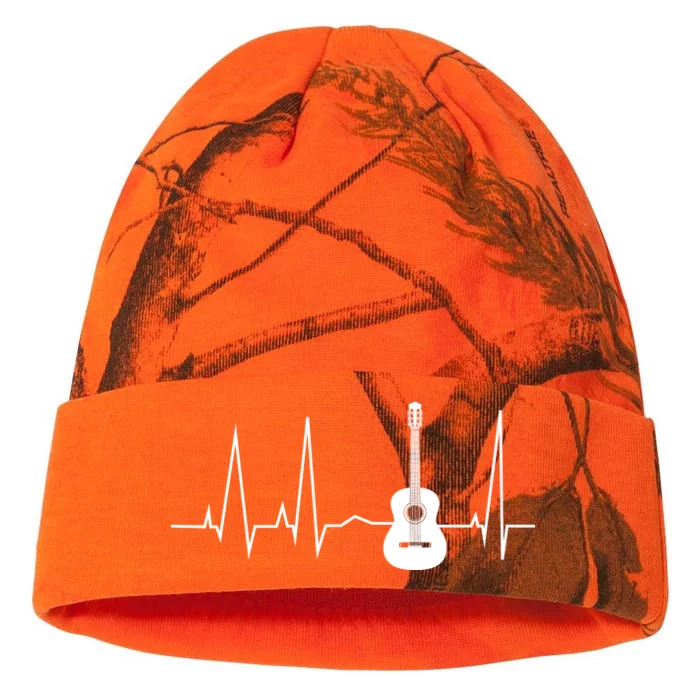 Guitar Heartbeat Pulse Kati - 12in Camo Beanie