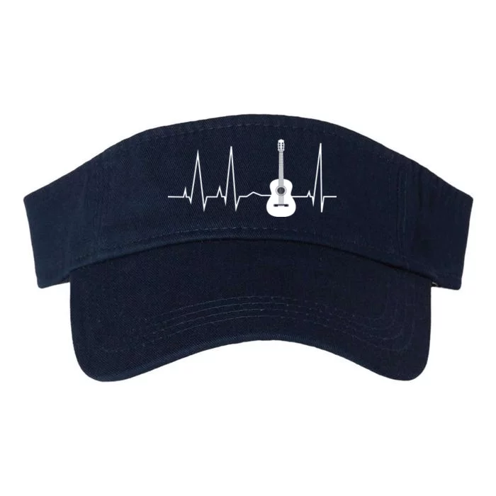 Guitar Heartbeat Pulse Valucap Bio-Washed Visor