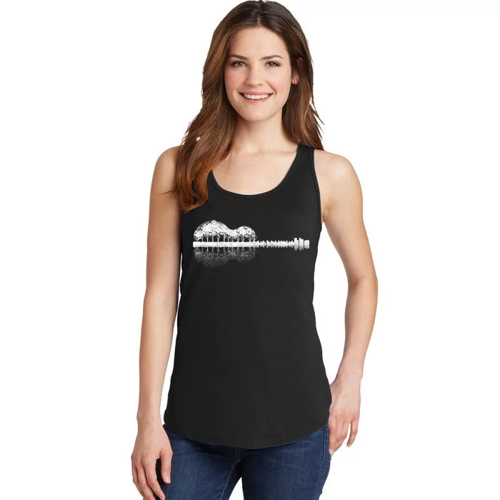 Guitar Landscape Ladies Essential Tank