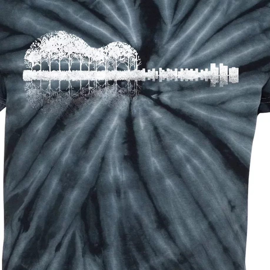 Guitar Landscape Kids Tie-Dye T-Shirt