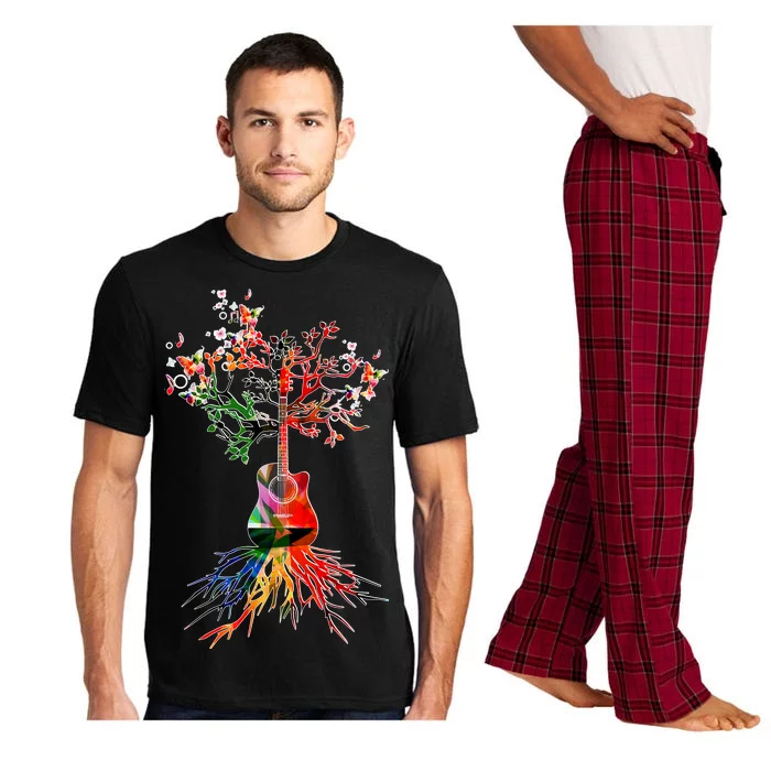 Guitar Roots Tree Of Life Pajama Set