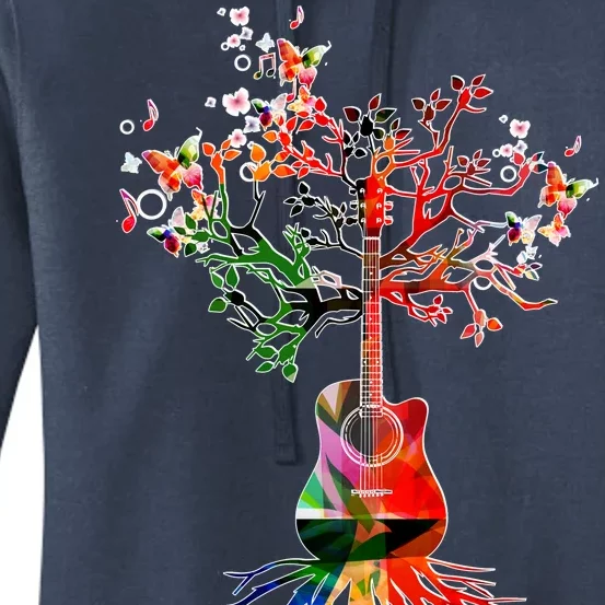 Guitar Roots Tree Of Life Women's Pullover Hoodie