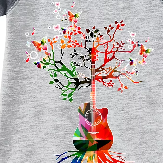 Guitar Roots Tree Of Life Infant Baby Jersey Bodysuit