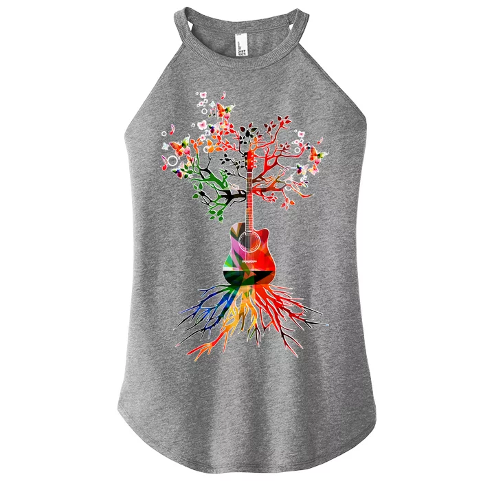 Guitar Roots Tree Of Life Women’s Perfect Tri Rocker Tank