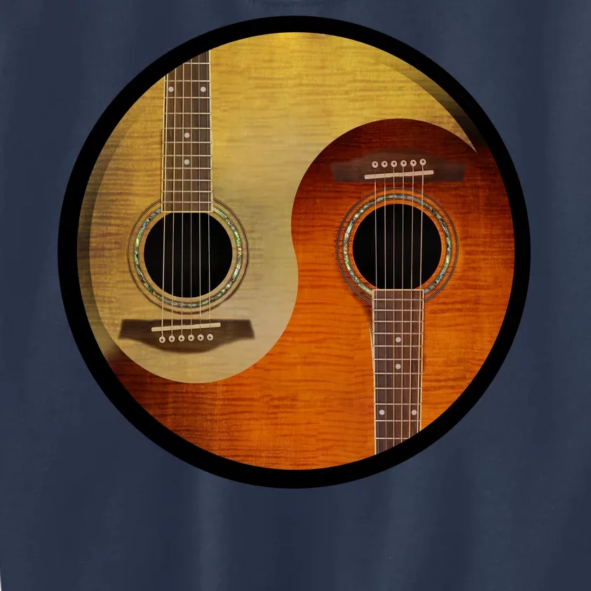 Guitar Yin And Yang Kids Sweatshirt