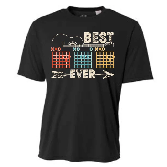 Guitarist Chords Best Dad Ever Cooling Performance Crew T-Shirt