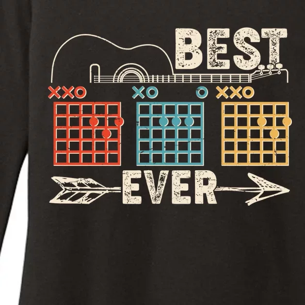 Guitarist Chords Best Dad Ever Womens CVC Long Sleeve Shirt