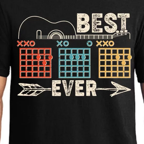 Guitarist Chords Best Dad Ever Pajama Set